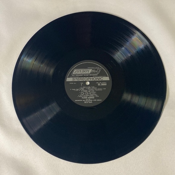 PLACIDO DOMINGO - RECITAL OF ITALIAN OPERATIC ARIAS - VINYL RECORD ✨✨✨ - Picture 3 of 6